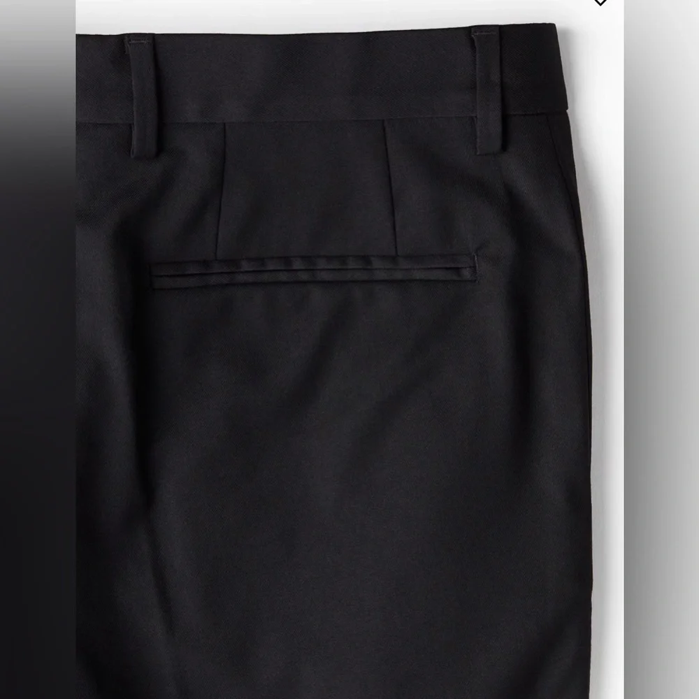 H & M Skinny Fit Black Dress Pants